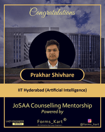 FormsKart Top Mentored NIT/IIIT Achiever