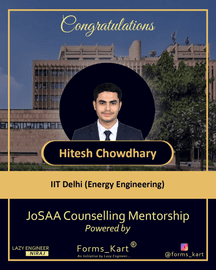 FormsKart Top Mentored NIT/IIIT Achiever